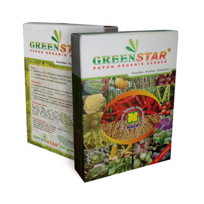 PUPUK SERBUK GREEN STAR || Mengandung Unsur Hara Makro dan Mikro