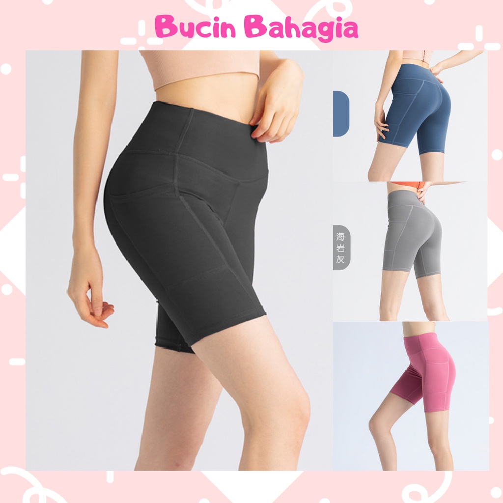 SPORTWARE WANITA LEGGING PENDEK UNTUK OLAHRAGA SW05