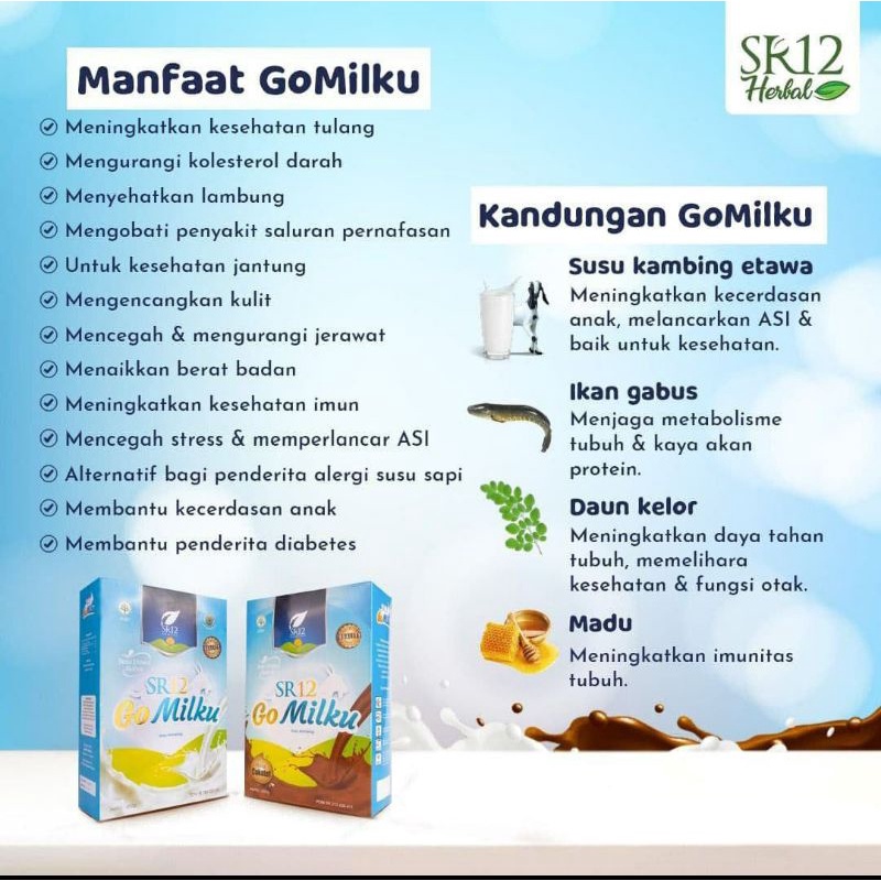

gomilku sr12/susu kambing etawa