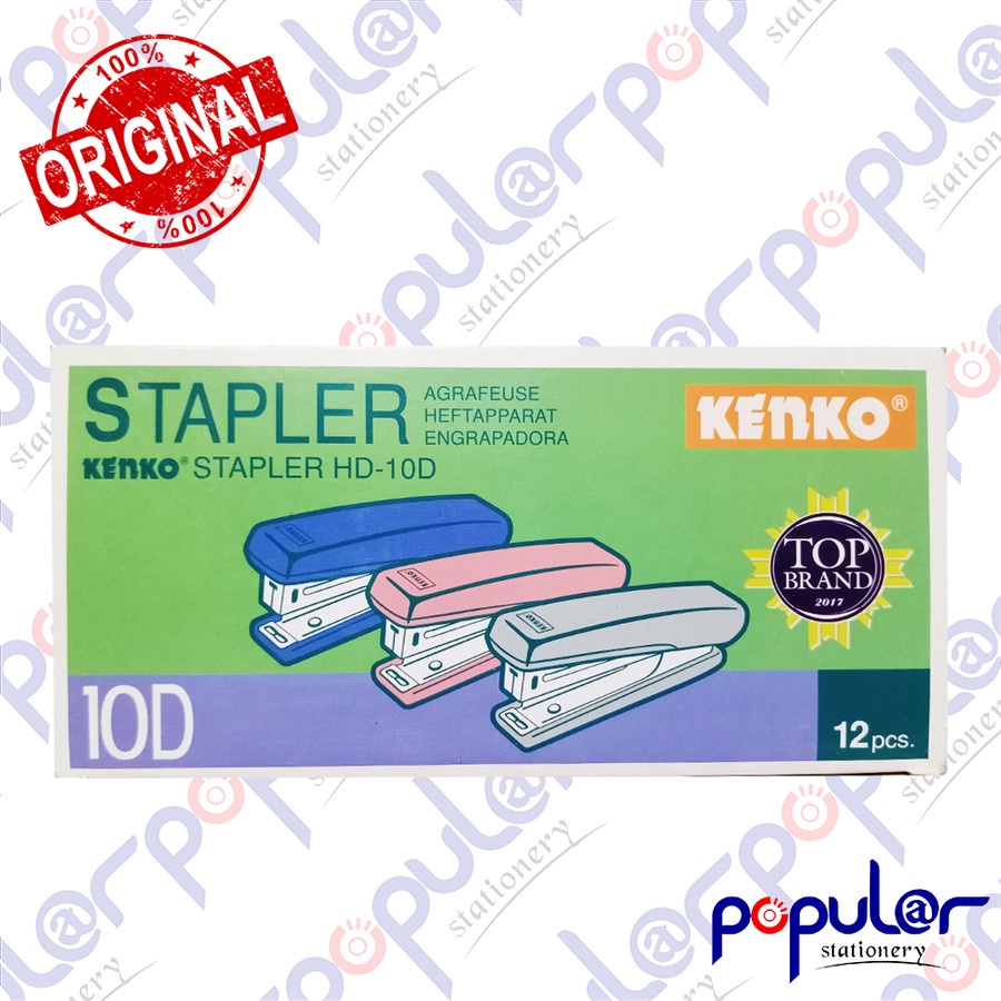 

Stapler Kenko No. HD10D - Blue / Pink / Grey