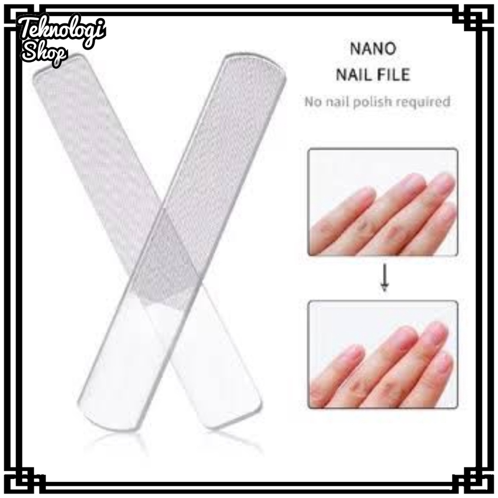 Kikir Kuku Glass/ Buffer Kuku/ Pengkilat Kuku Untuk Manicure dan Pedicure