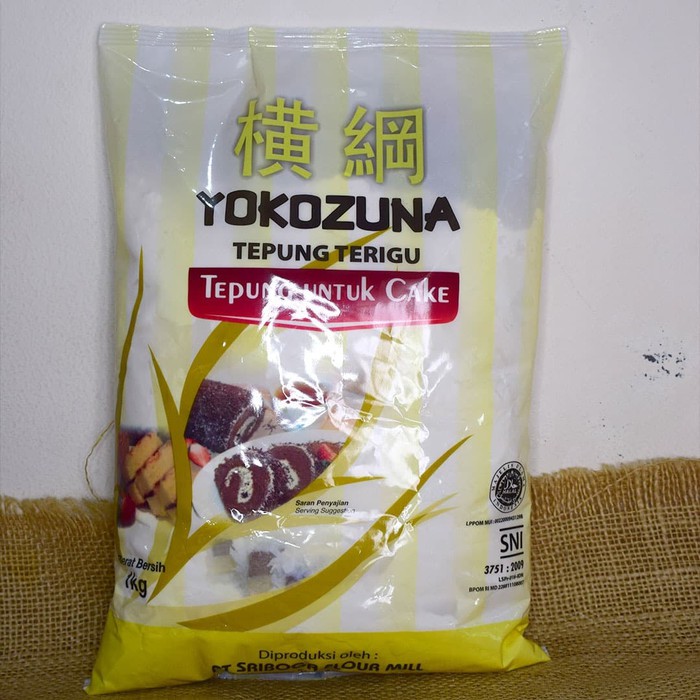 

Tepung Terigu Super Premium Sriboga YOKOZUNA (khusus Cake)