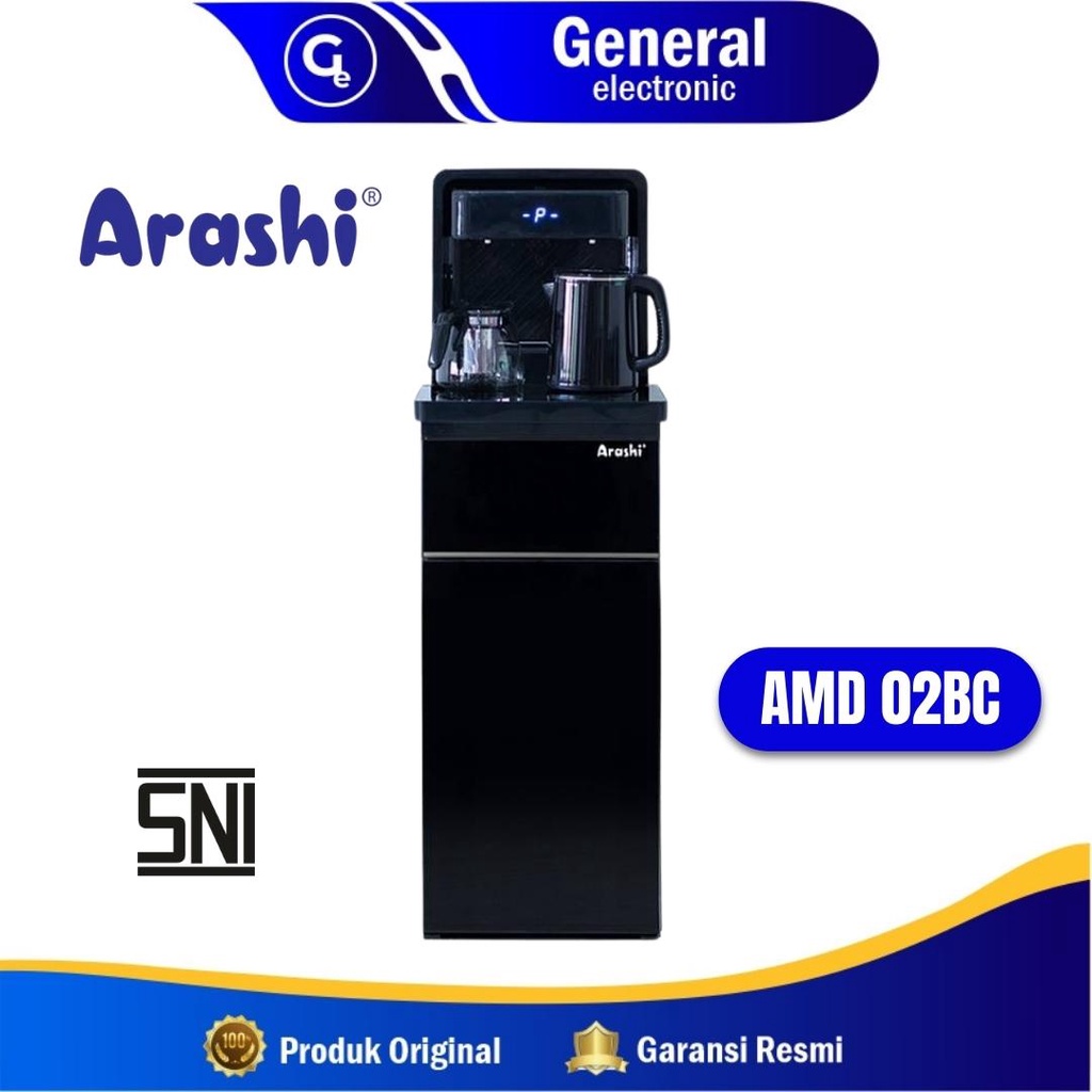 Dispenser Multifungsi Arashi AMD 02B - Galon Bawah - Fitur Dingin - Normal Dan Panas