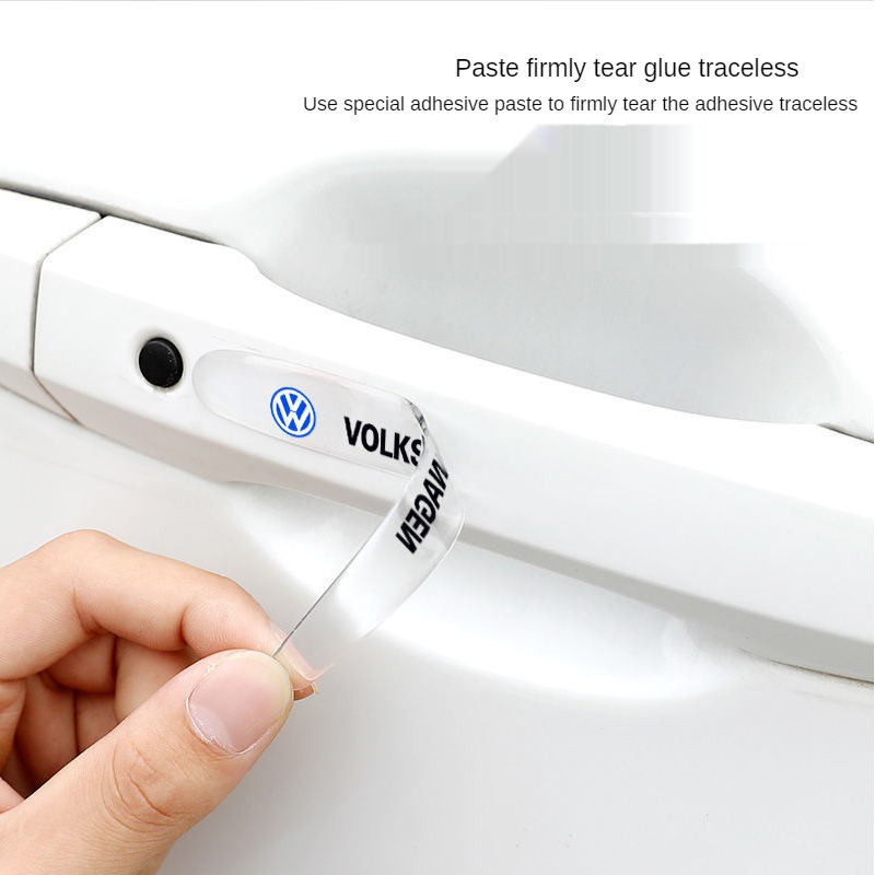 Car Door Handle Protector Anti-Scratch Auto Door Bowl Protector For Peugeot 308 206 208 3008 508 408 207 406 405 407 2008 5008 306 307 RCZ