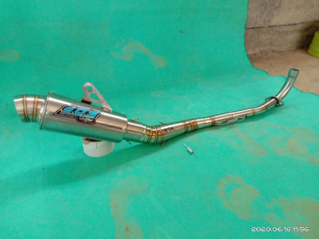 KNALPOT DOS BEBEK NETRAL VEGA JUPITER Z KHARISMA SUPRA C70 SHOGUN