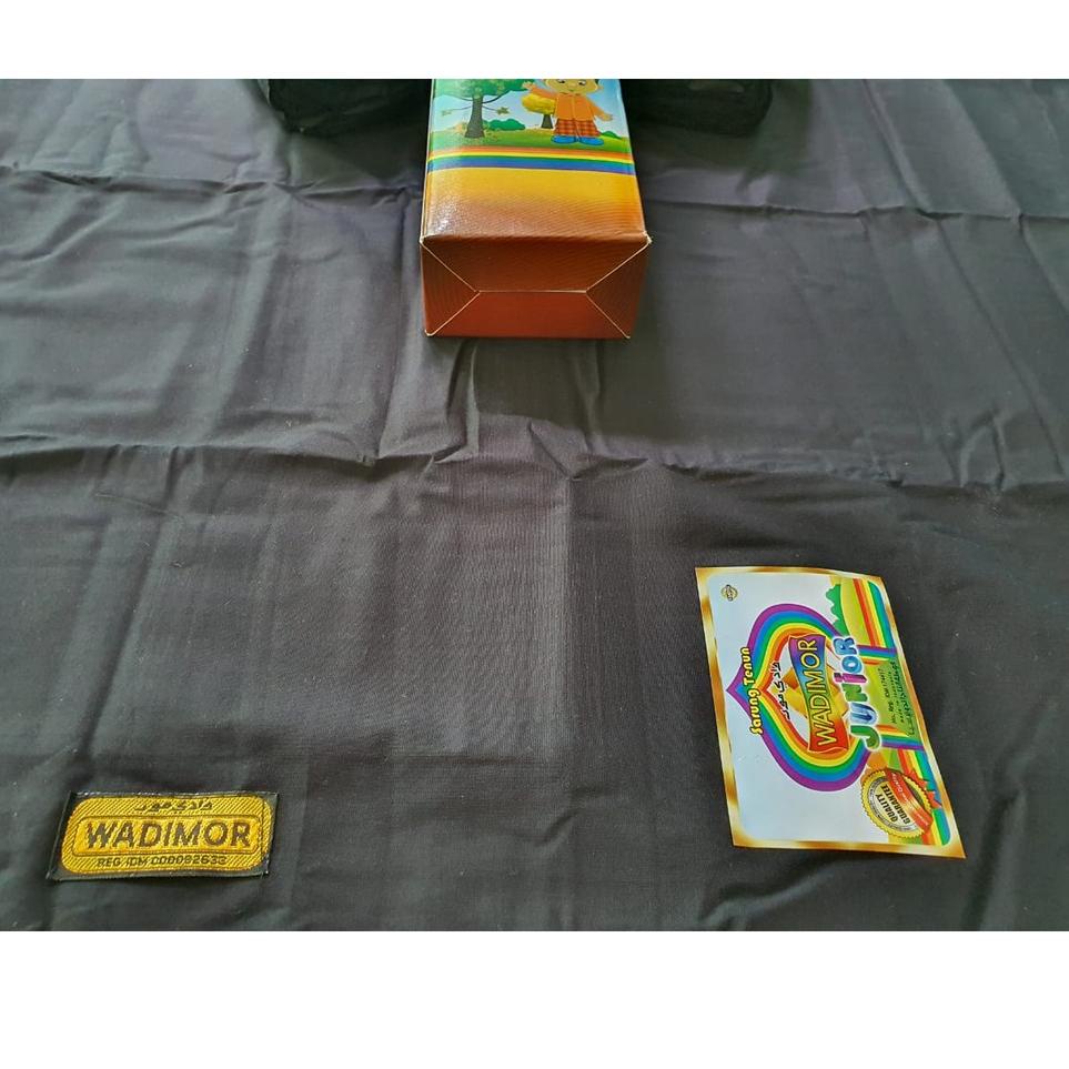 Best Seller.. Wadimor Sarung WADIMOR/ATLAS/POHON KORMA Anak Sarung Remaja Sarung Polos Hitam/POLOS W
