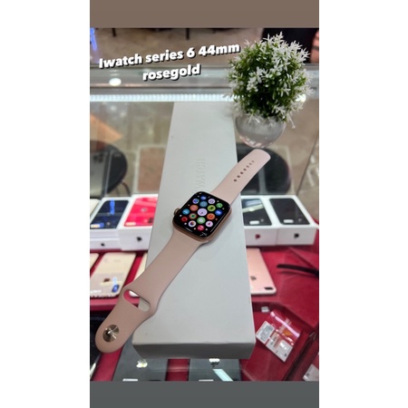 iwatch series 6 44mm rosegold bekas