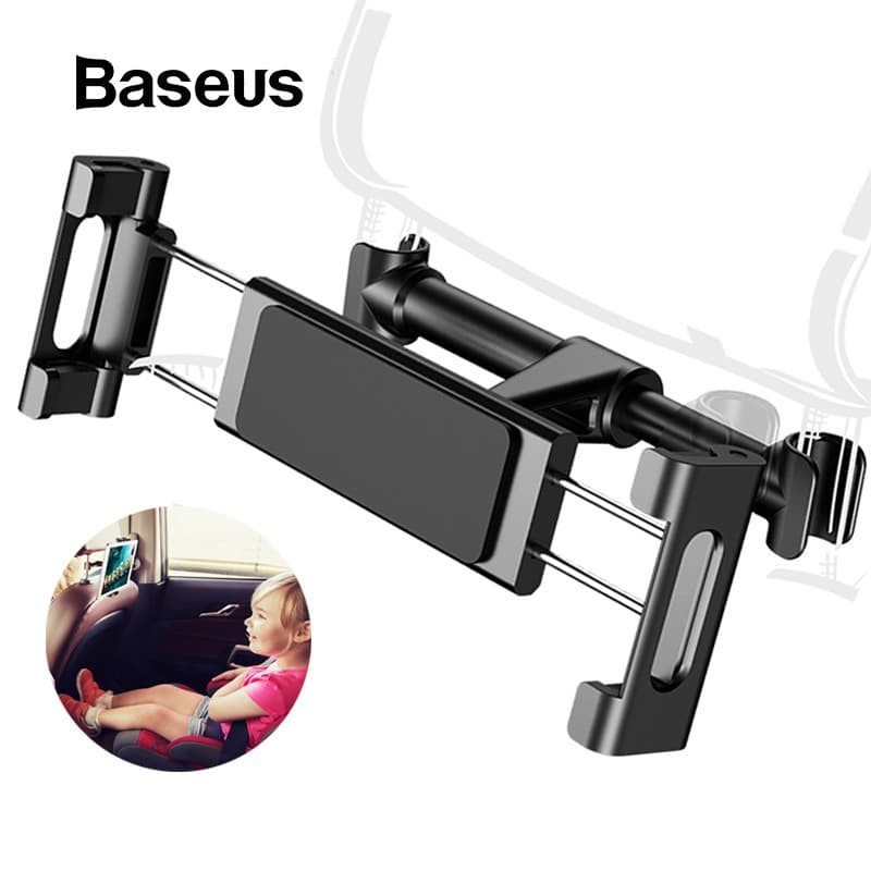 BASEUS ORIGINAL Back Seat Car Mount Vehicle Phone Holder Bracket Hook Gantungan Kursi Belakang Mobil