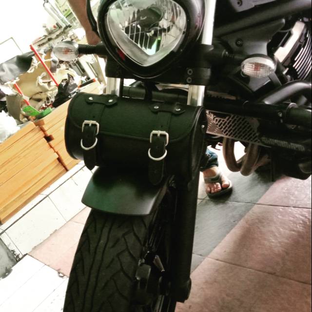 Toolbag kawasaki vulcans / tas motor kawasaki vulcans / tas kulit untuk motor kawasaki vulcans