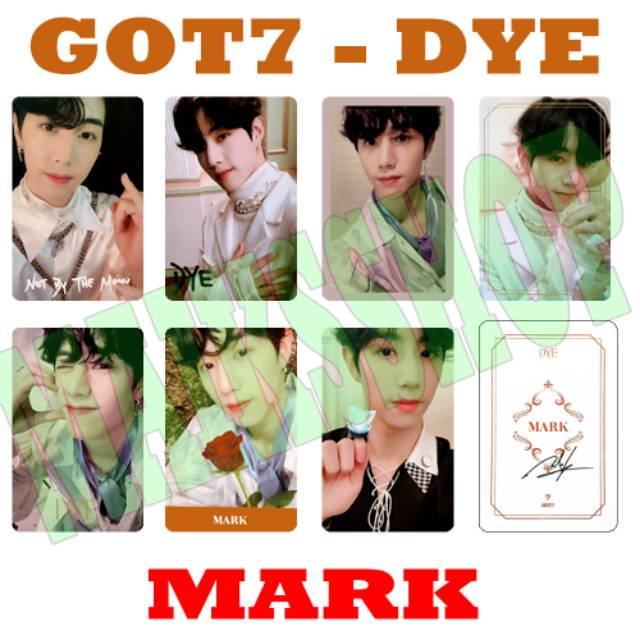 Got7 Dye Not By The Moon Photocard Kpop