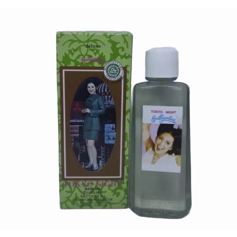 Tokyo Night Brilliantine Hair Oil Perfume/Minyak Rambut Parfum - 55 ml