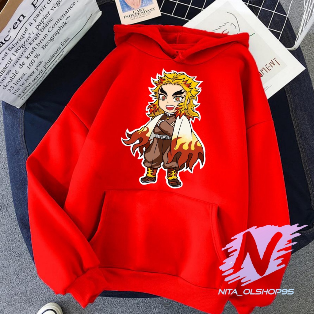HOODIE KARAKTER PILAR API SWETER ANAK ANIME DEMON SLAYER