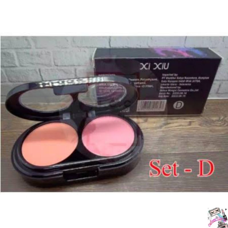 ☃Cutezz_Ching1☃Xi xiu Powder Blush 2In1 - Blush On