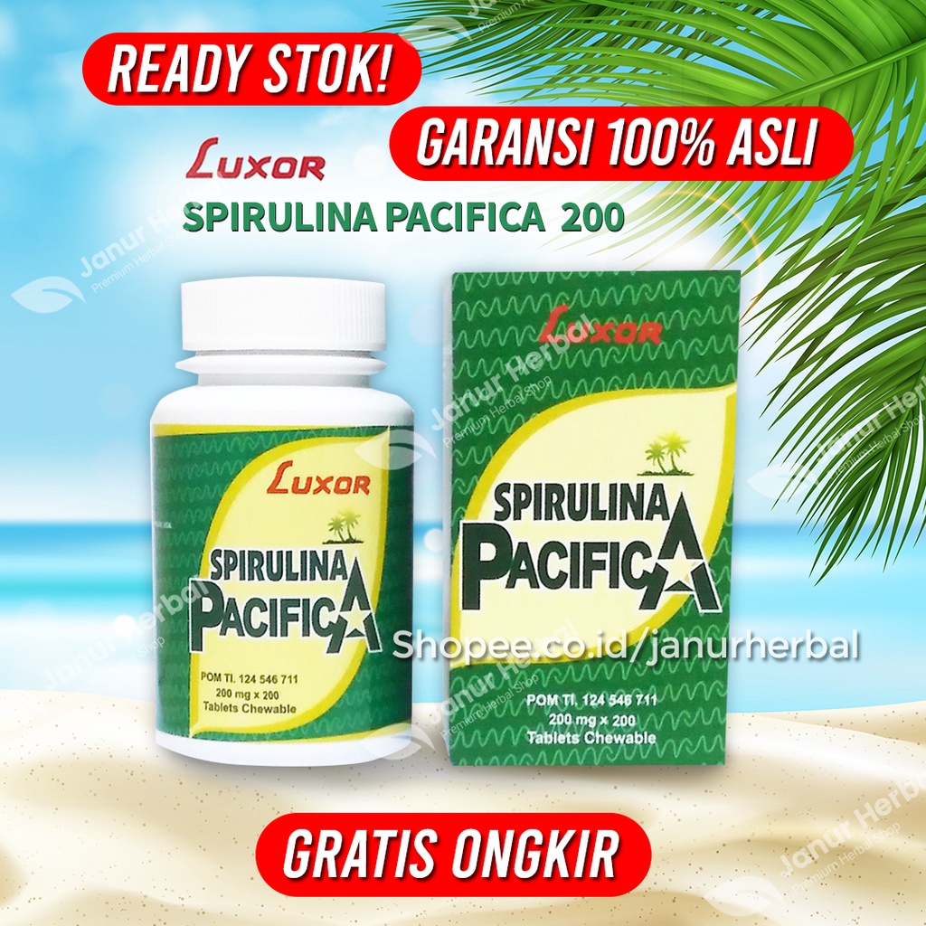 Luxor Spirulina Pacifica 200 Tablet / Spirulina 200 Tablet Luxor