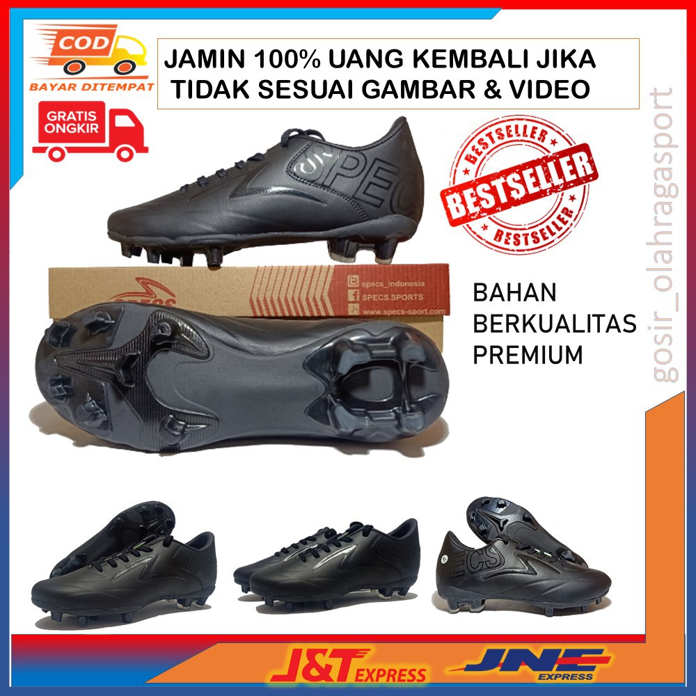 Sepatu Bola Specs Spyder FG Warna Hitam Olahraga Sepakbola Pria Dewasa  Murah Terbaru Bisa Cod