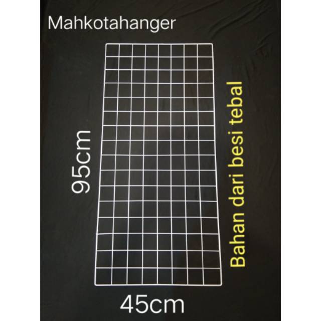 Jaring Ram Dinding Ukuran 45x95cm Gantungan Hook Ram Display | Shopee