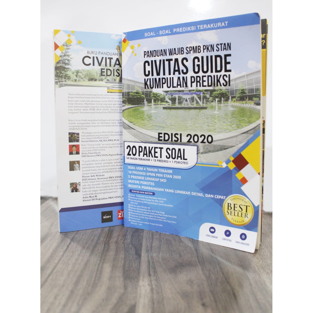 BUKU SPMB PKN STAN / BUKU TPA TBI SKD CIVITAS GUIDE