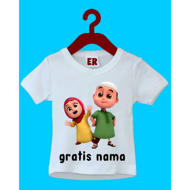 Kaos nussa dan rara couple kaos custom kaos ultah gratis cetak nama
