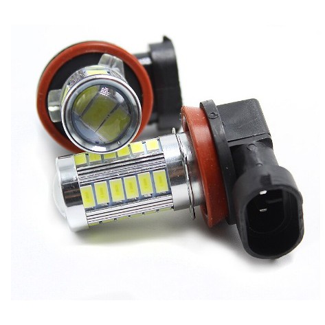 Lampu Foglamp H11 LED Bulb 16W 6000K Super Bright 5730 33 SMD 36 LED Fog Lamp Car Light