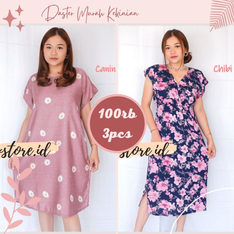 PROMO DASTER MURAH KEKINIAN 100RB DAPAT 3 (Daster Bali-Daster Manohara)