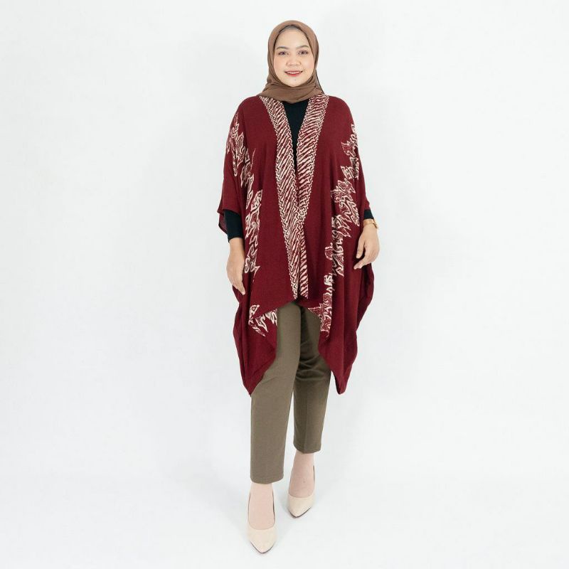 OUTER BATIK KIMONO / OUTFIT KONDANGAN SIMPEL