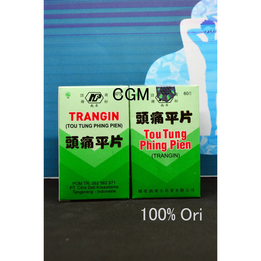 Original tou tung phing pien obat herbal cina tradisional sakit kepala dan masuk angin pusing