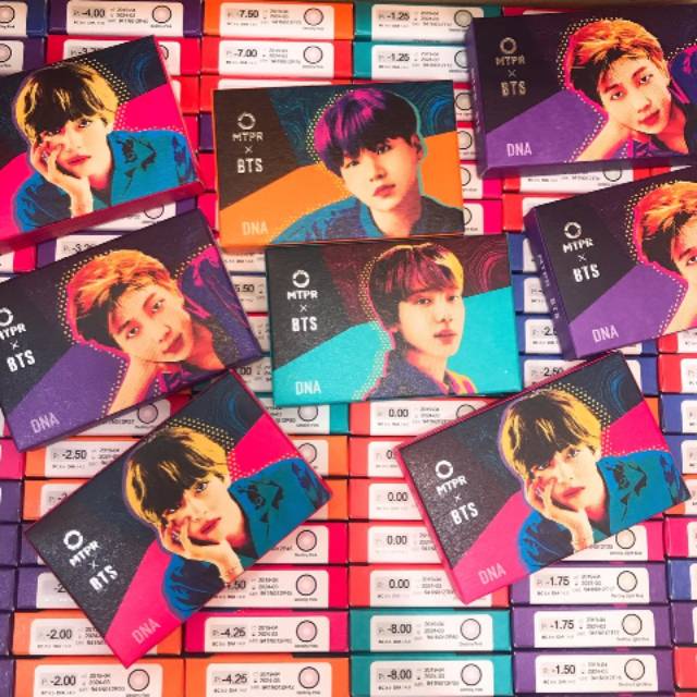 MTPR X BTS contact lens