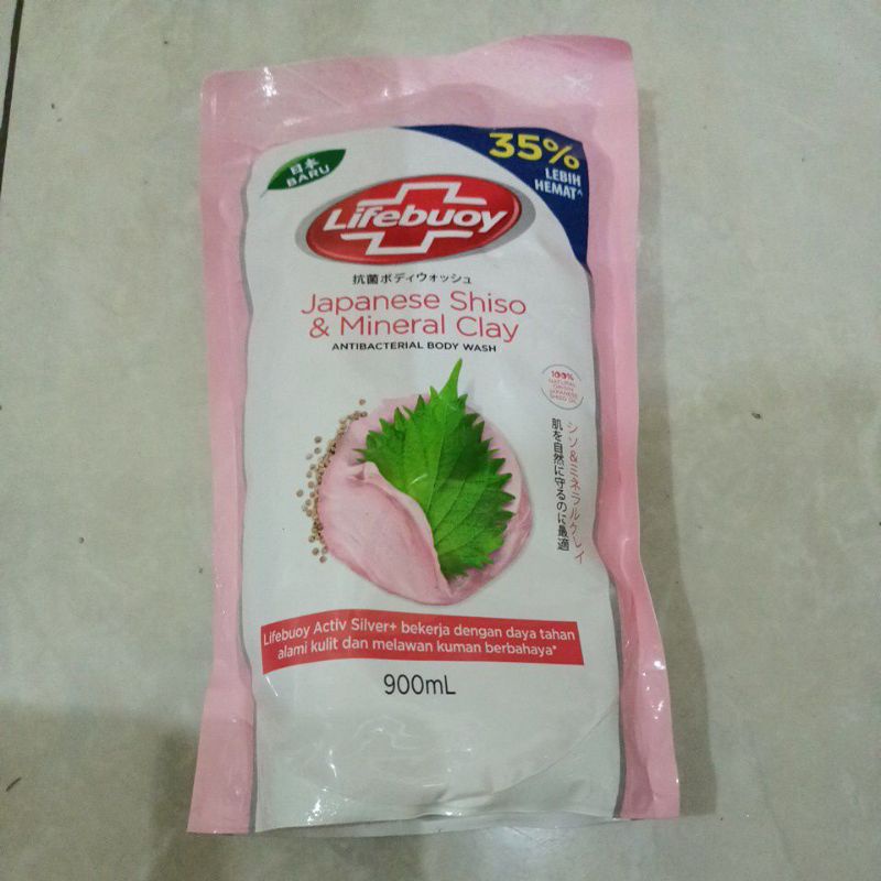 LIFEBUOY BODY WASH JAPANESE SHISO&MINIRAL CLAY 900 ML