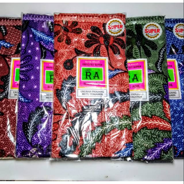 Ratu Adil Batik Halus Kain Tradisional Samping Selendang Panjang untuk Seserahan Pernikahan