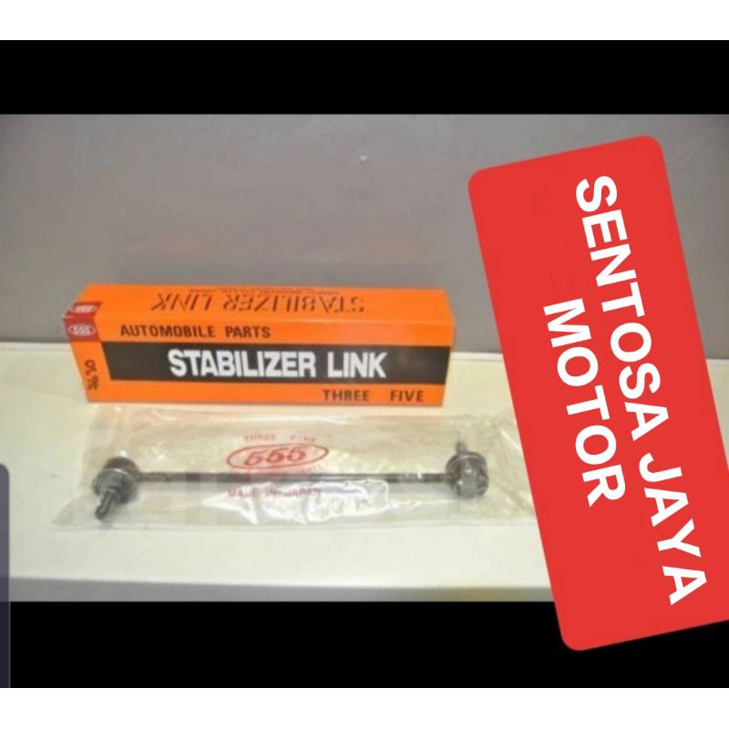 LINK STABIL STABILIZER LINK DEPAN NEW AERIO BALENO NEXT 555 JAPAN ORIGINAL HARGA 1SET