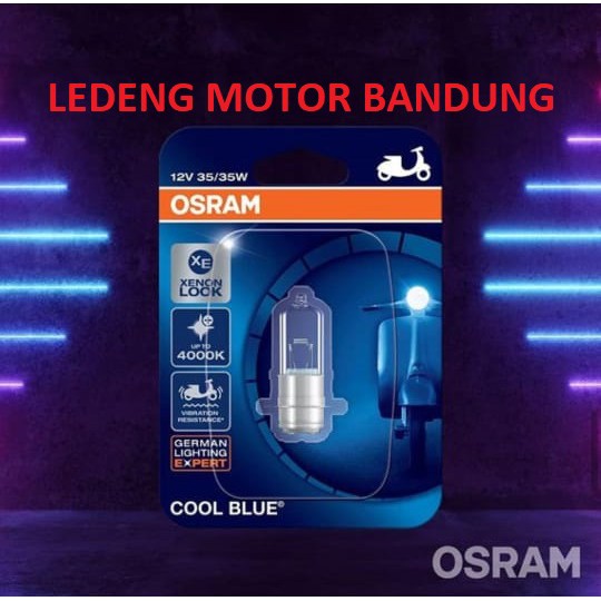 Osram Cool Blue H6 Kaki-1 Lampu Depan Halogen Motor Bebek Matic