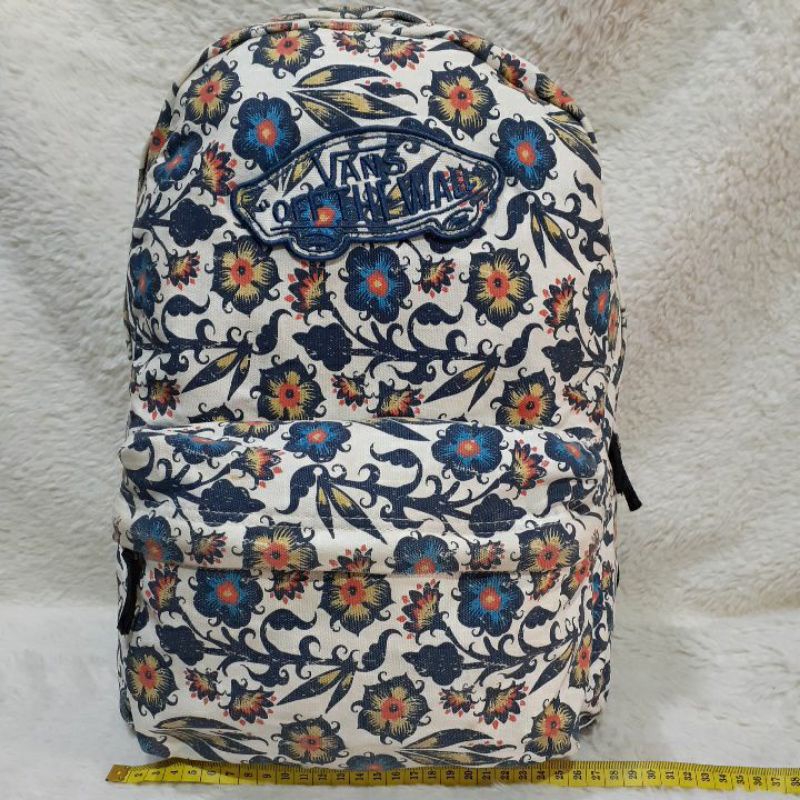 Tas Ransel Second / Preloved / VANS OFF THE WALL Backpack Corak / Bekas