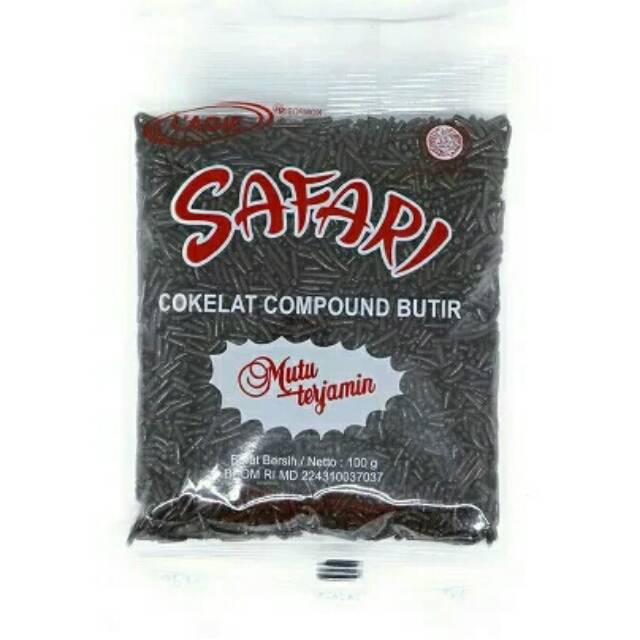 

Lagie Safari Meses Coklat Compound Butiran Kemasan 100 gram