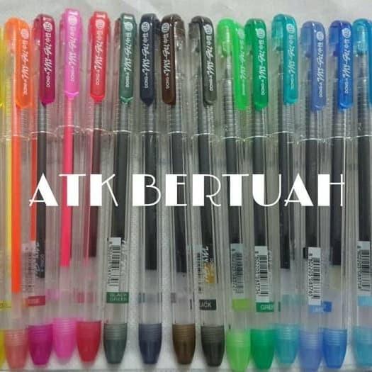 

Paket Set 16 Warna Dong A Mygel My Gel Pulpen Pen - Ori+Pastel 21