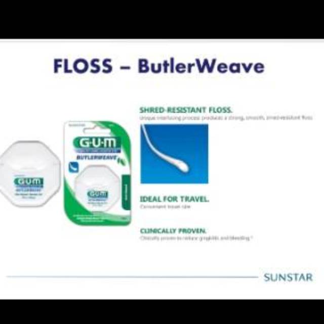 Dental Floss GUM BUTLERWEAVE