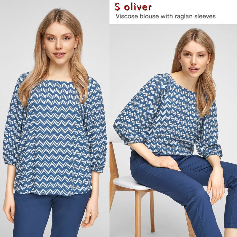 S ol*ver sleeves blouse