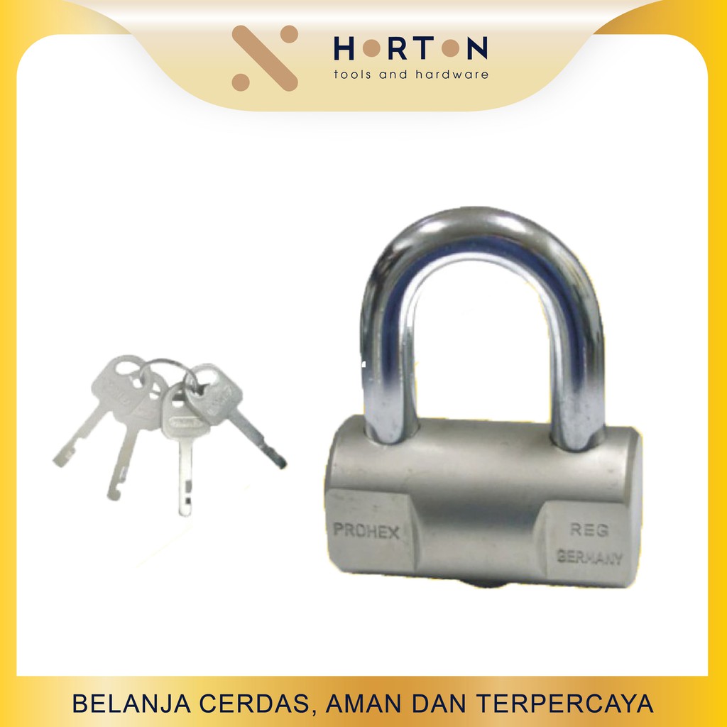 HASSTON PROHEX Gembok Model Bulat 50mm (1250-500)