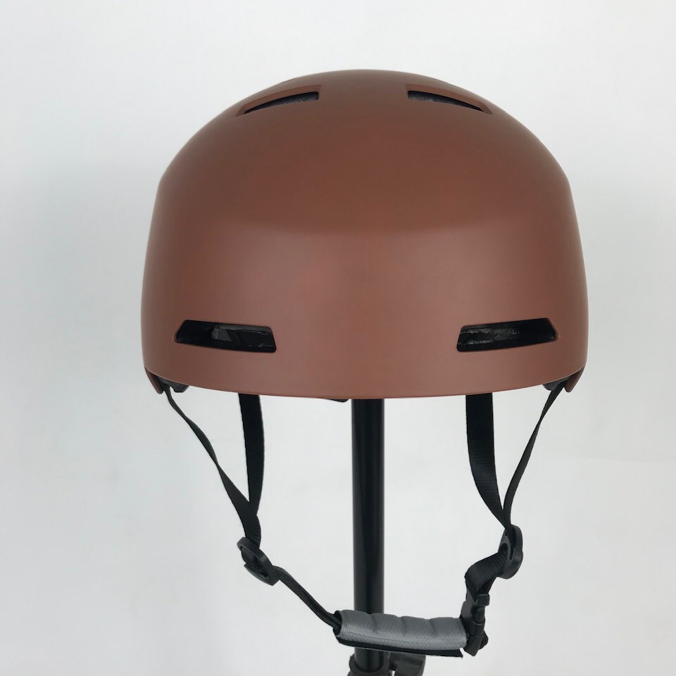 Helm sepeda BMX DJ Dirt Jump Singletrek1 Sertifikat CE Eropa DarkBrown