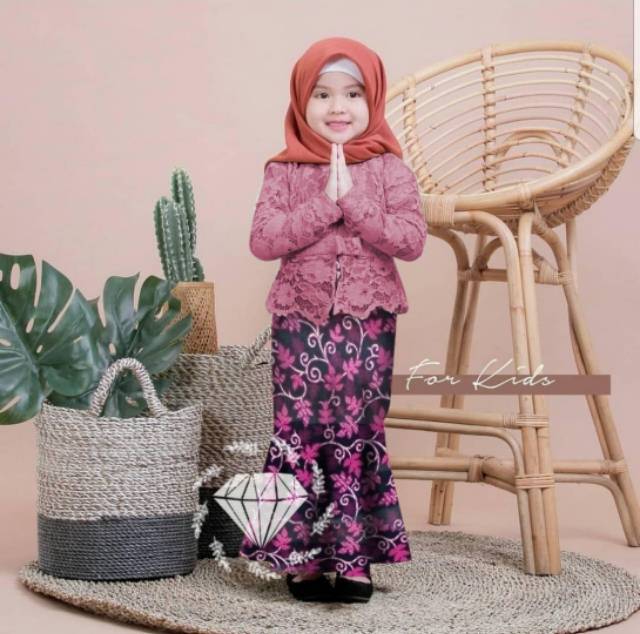 SET SHIREEN BATIK KID MS ADA VIDEO PRODUK ASLI