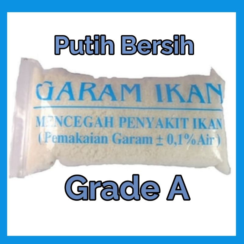 Garem Vitamin Ikan Hias - Garam Kroso putih bersih 500 gram