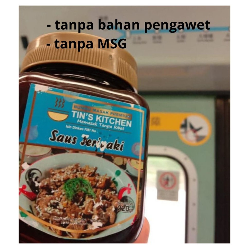 

Saus Teriyaki Instan Non MSG / Saos Teriyaki Instan Siap masak / Bumbu Teriyaki Instan Siap masak