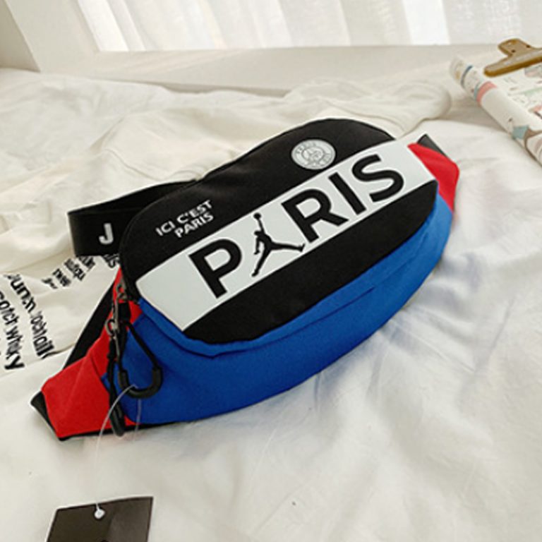 TAS SELEMPANG WAISTBAG SLINGBAG AIR JORDAN ORIGINAL PRIA COWOK MOTIF WHITE PARIS ORI IMPORT MURAH