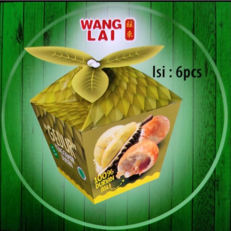 

gedur pia wanglai pia durian isi 6pcs halal oleh oleh harga termurah