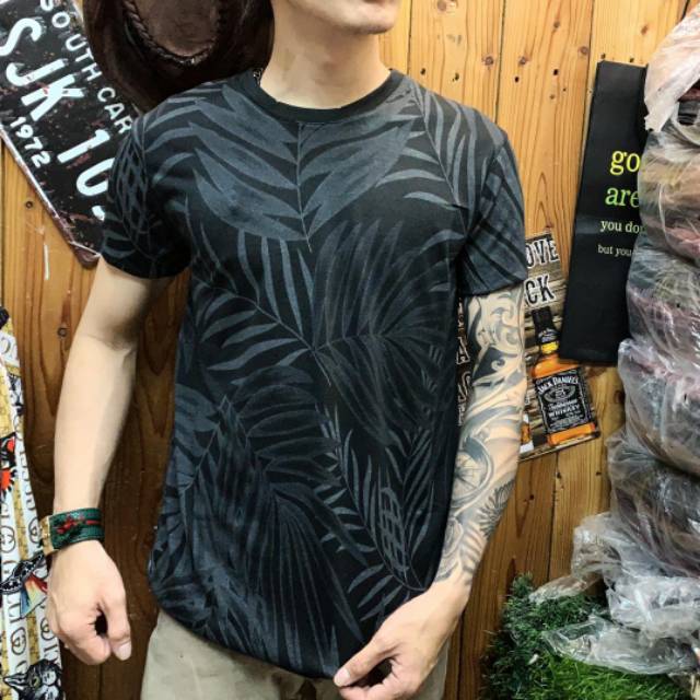 

4061 printing black bammboo leaf