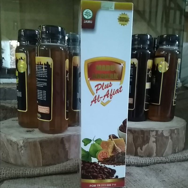 

Sari kurma madu angkak plus daun ubi jalar
