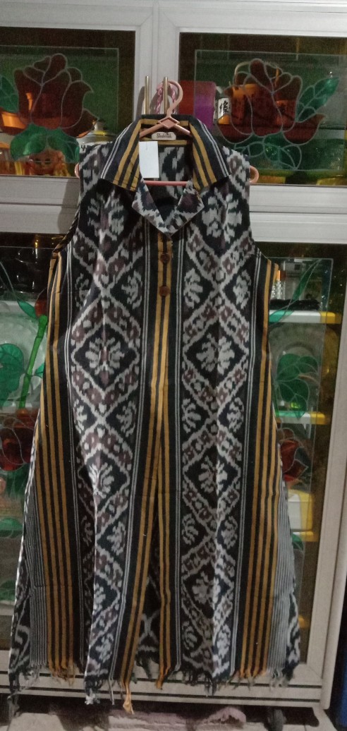 Termurah Cod-adisty Outer Tenun Troso Long Cardi Batik Solo Modern / Cardigan Batik Original / Tunik