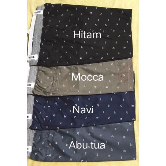 TERLARIS CELANA CHINOS PENDEK MOTIF DEWASA