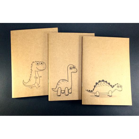 

buku tulis anak | A5 | kraft | notebook | dinosaurus | bookpaper | TERPERCAYA