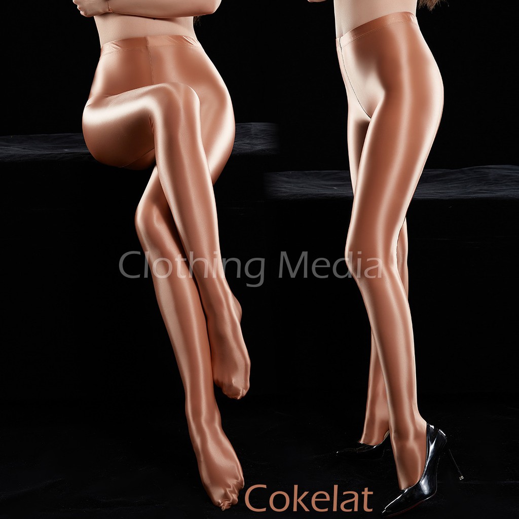 Pantyhose Premium Warna Satin Stocking Celana Glossy Silky Halus Ketat Elegan