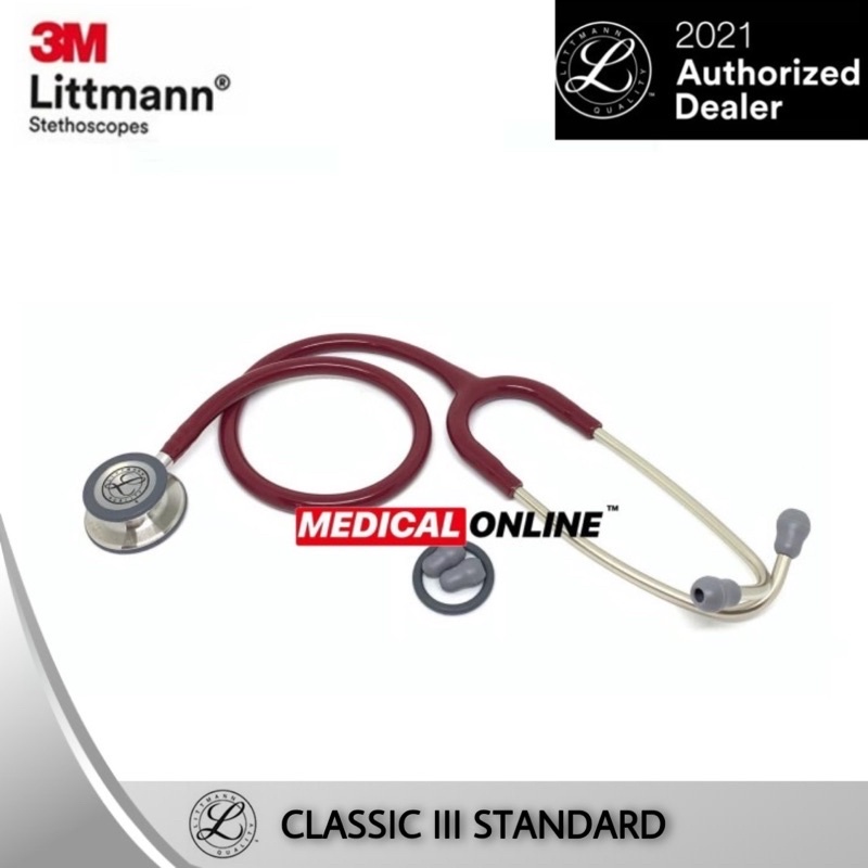 3M STETOSKOP LITTMANN CLASSIC III BURGUNDY 5627 LITMAN LITTMAN LITMANN MEDICAL ONLINE CLASSIC 3